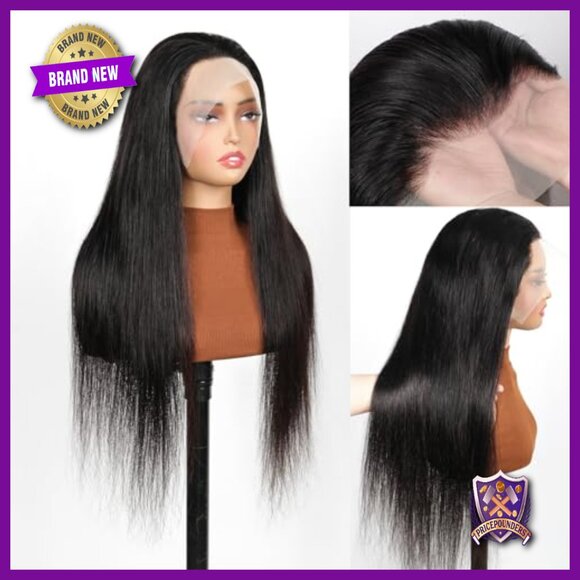 22 Inch Full Lace Human Hair Wig, Straight, Glueless, Adjustable Cap main image 5